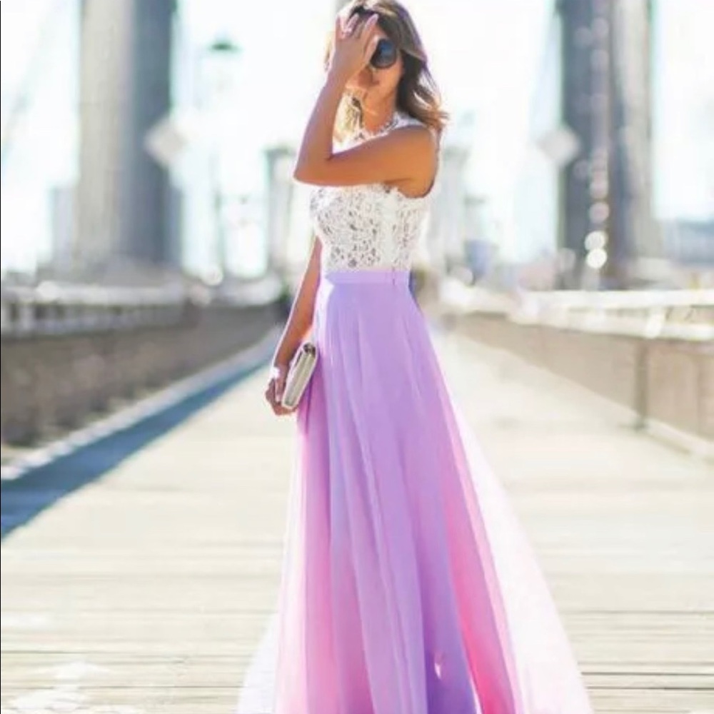 Beautiful Lace Top Gown - Picture 5 of 8